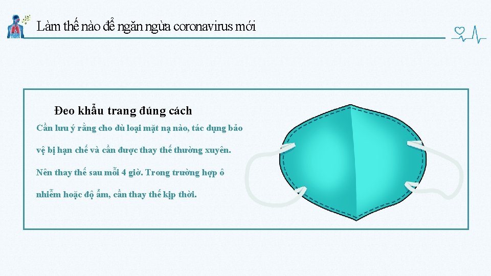 Làm thế nào để ngăn ngừa coronavirus mới Đeo khẩu trang đúng cách Cần