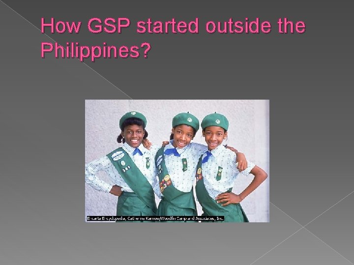 How GSP started outside the Philippines? 