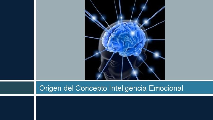 Origen del Concepto Inteligencia Emocional 