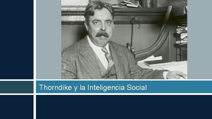 Thorndike y la Inteligencia Social 