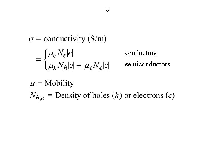 8 conductors semiconductors 