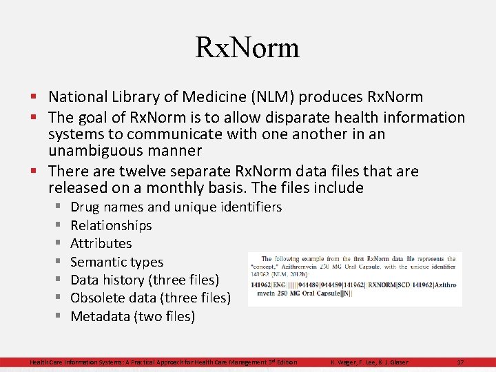 Rx. Norm § National Library of Medicine (NLM) produces Rx. Norm § The goal