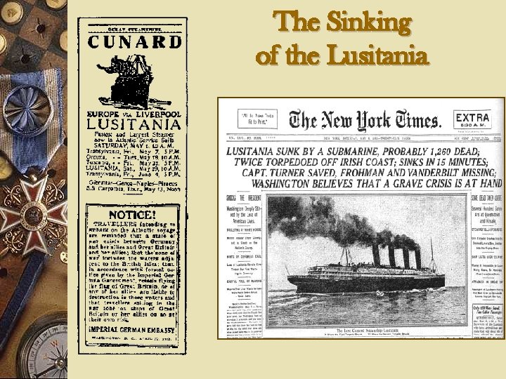 The Sinking of the Lusitania 