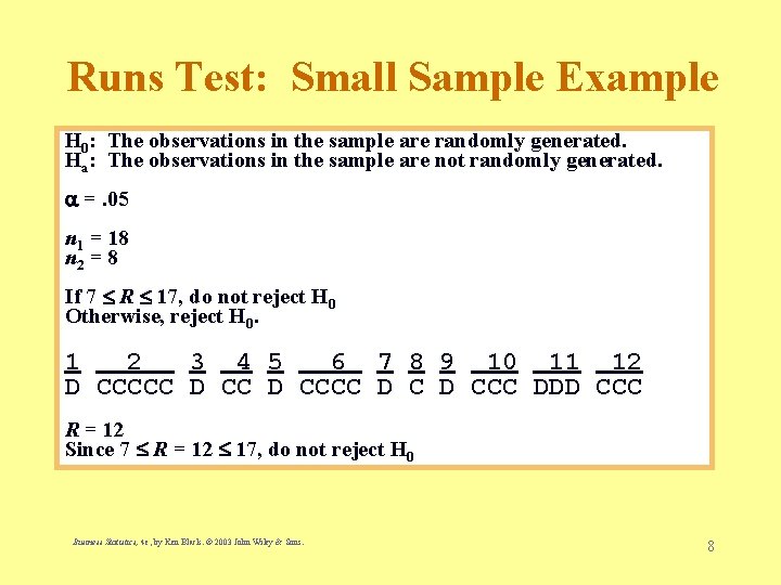 Business Statistics 4 e by Ken Black Chapter