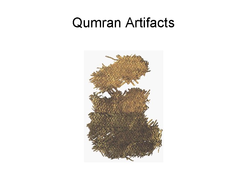 Qumran Artifacts 