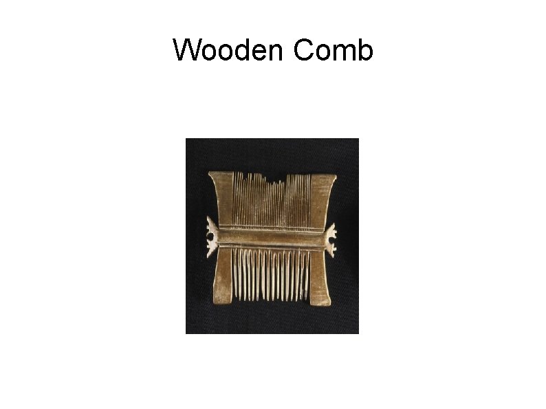 Wooden Comb 