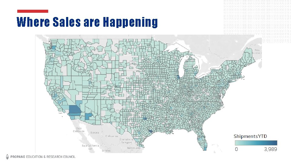 Where Sales are Happening 