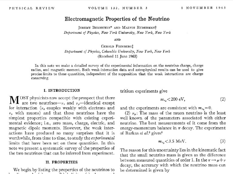 Bernstein et al. Georg Raffelt, Max-Planck-Institut für Physik, München, Germany Neutrino Physics & Astrophysics,