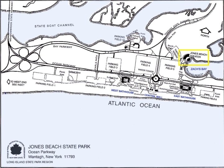DIRECTIONS – JONES BEACH STATE PARK MAP 