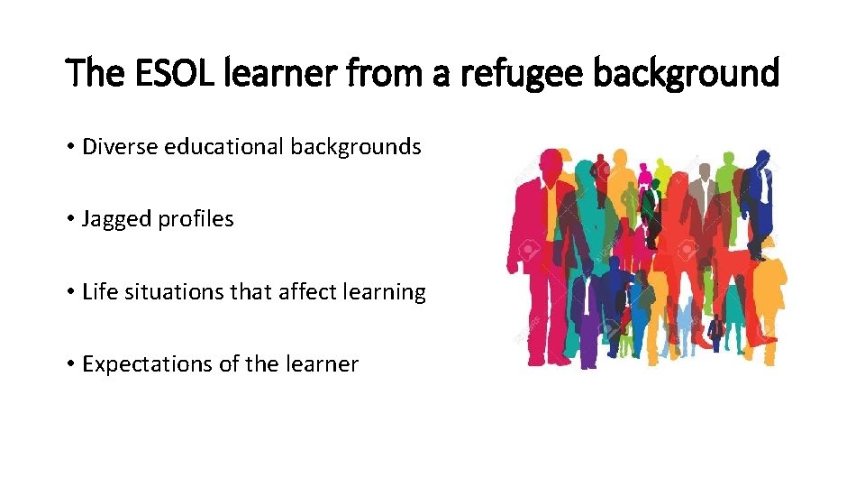 Working with ESOL learners Celia Fisher Senior Lecturer