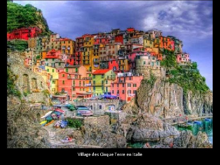 Village des Cinque Terre en Italie 