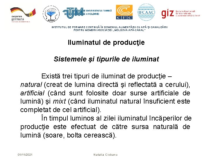 INSTITUTUL DE FORMARE CONTINUĂ ÎN DOMENIUL ALIMENTĂRII CU APĂ ŞI CANALIZĂRII PENTRU MEMBRII ASOCIAȚIEI INSTITUTUL DE FORMARE CONTINUĂ ÎN DOMENIUL ALIMENTĂRII CU APĂ ŞI CANALIZĂRII PENTRU MEMBRII ASOCIAȚIEI