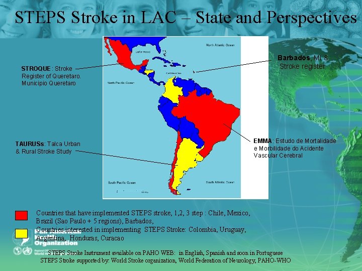 STEPS Stroke in LAC – State and Perspectives STROQUE: Stroke Register of Queretaro. Municipio