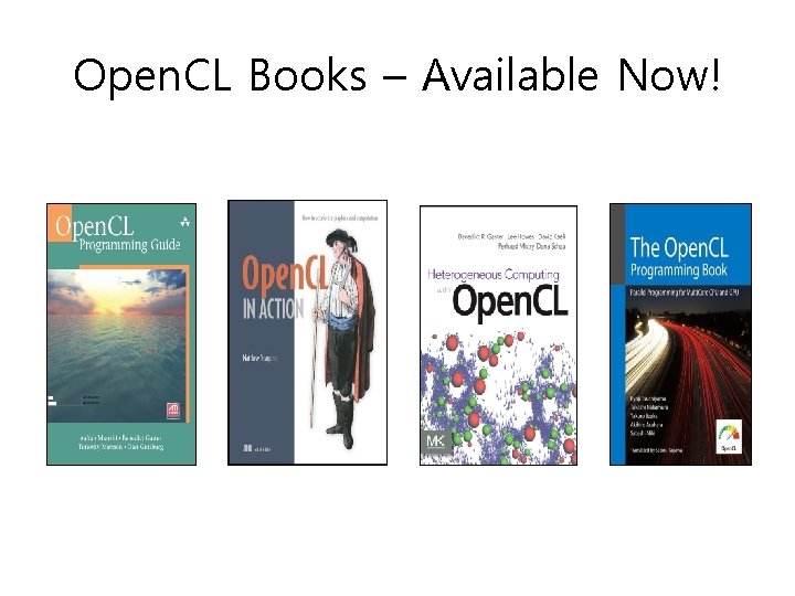 Open. CL Books – Available Now! 