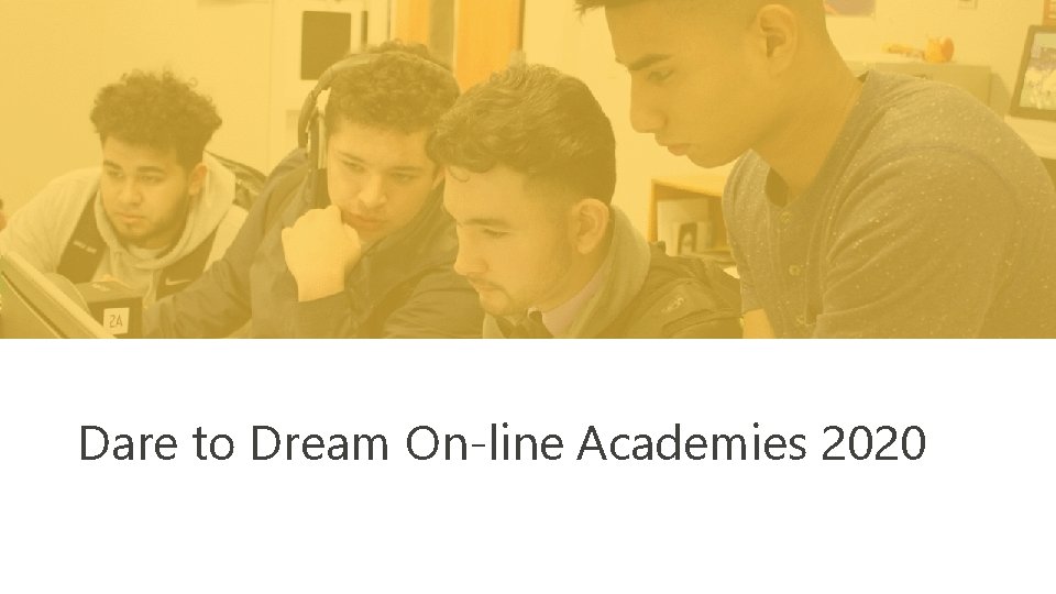 Dare to Dream On-line Academies 2020 Title I Part C Migrant Education Program 10/31/2021