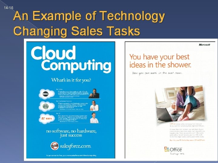 14 -16 An Example of Technology Changing Sales Tasks 