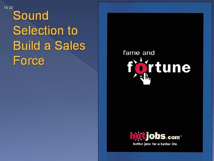14 -20 Sound Selection to Build a Sales Force 