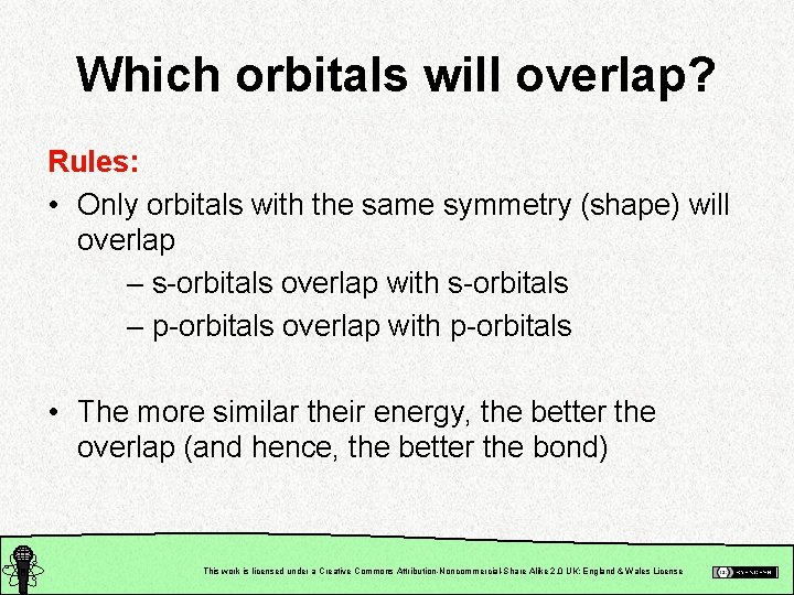 Chemical Bonding 2 MOLECULAR ORBITALS University of Lincoln