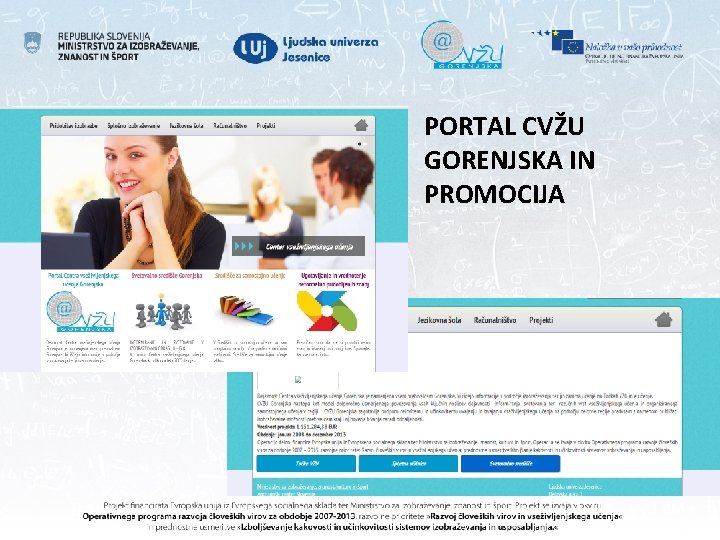 PORTAL CVŽU GORENJSKA IN PROMOCIJA 