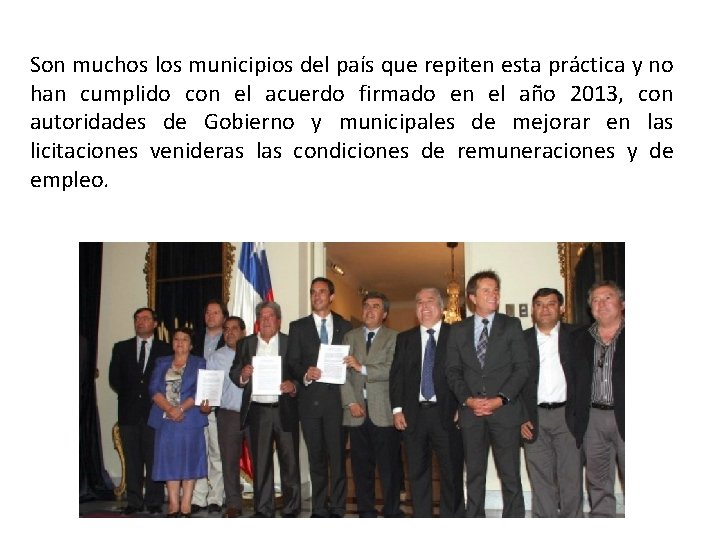 Son muchos los municipios del país que repiten esta práctica y no han cumplido Son muchos los municipios del país que repiten esta práctica y no han cumplido