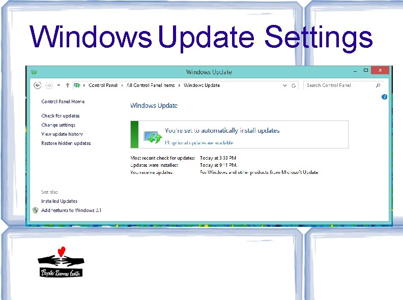 Windows Update Settings Windows Update Settings