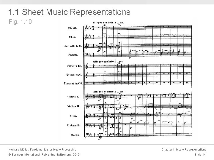 1. 1 Sheet Music Representations Fig. 1. 10 Meinard Müller: Fundamentals of Music Processing 1. 1 Sheet Music Representations Fig. 1. 10 Meinard Müller: Fundamentals of Music Processing