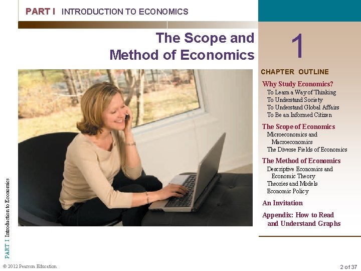 PART I INTRODUCTION TO ECONOMICS The Scope and Method of Economics 1 CHAPTER OUTLINE