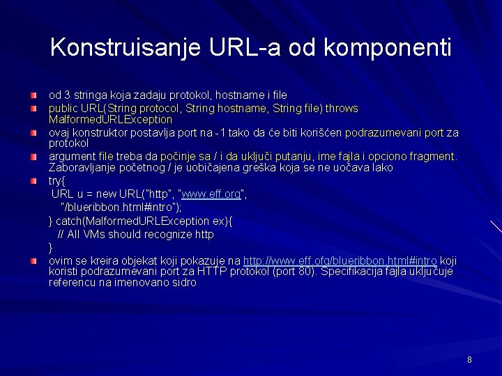 Konstruisanje URL-a od komponenti od 3 stringa koja zadaju protokol, hostname i file public