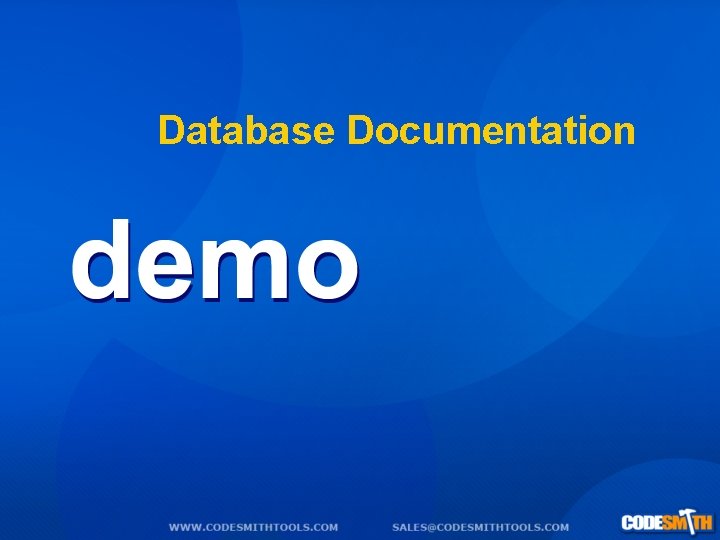 Database Documentation 