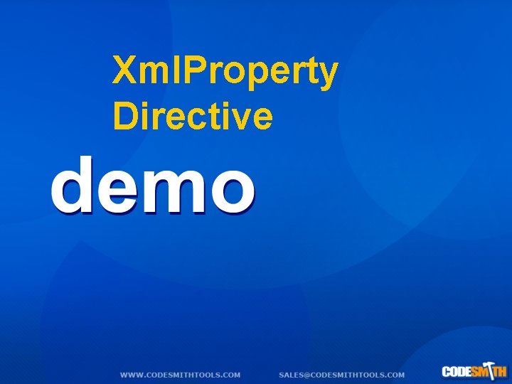 Xml. Property Directive 