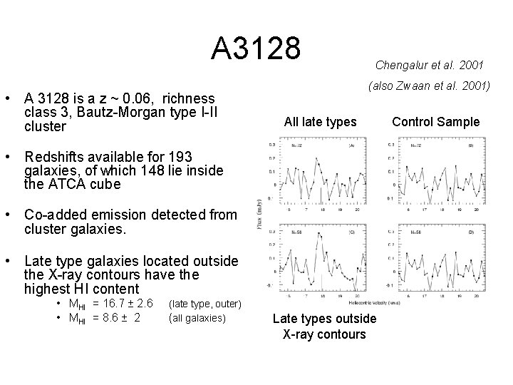 A 3128 • A 3128 is a z ~ 0. 06, richness class 3,