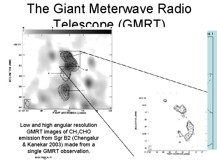 The Giant Meterwave Radio Telescope (GMRT) • Aperture Synthesis Radio Telescope (interferometer) • 30