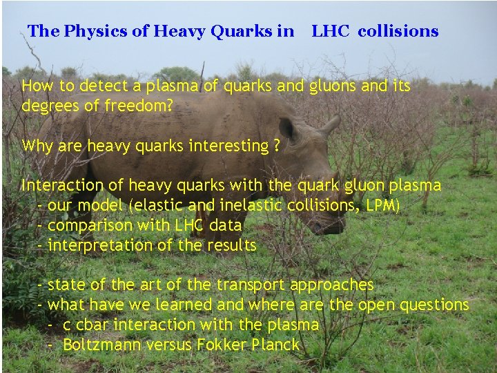 The Physics of Heavy Quarks in LHC collisions How to detect a plasma of