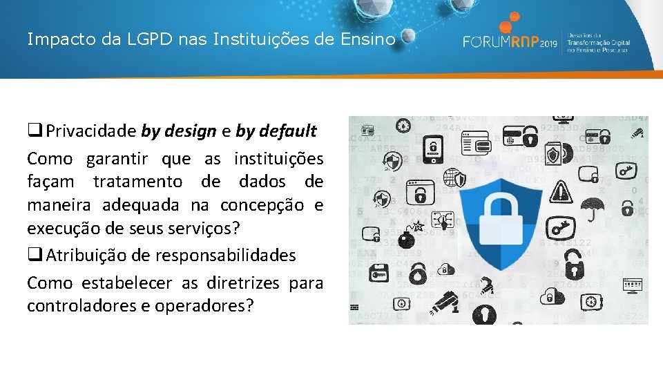 Impacto da LGPD nas Instituições de Ensino q Privacidade by design e by default