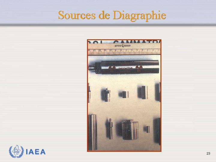Sources de Diagraphie IAEA 23 