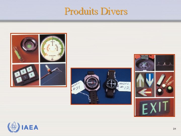 Produits Divers IAEA 31 