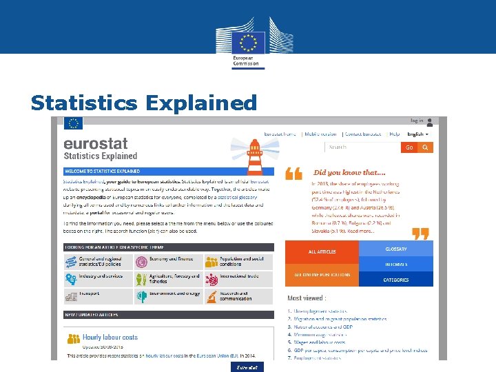 Statistics Explained Eurostat 