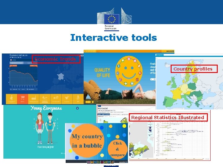 Interactive tools Economic Trends Country profiles Regional Statistics Illustrated Eurostat 