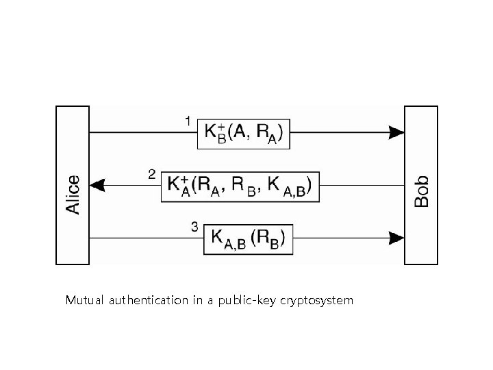 Mutual authentication in a public-key cryptosystem 