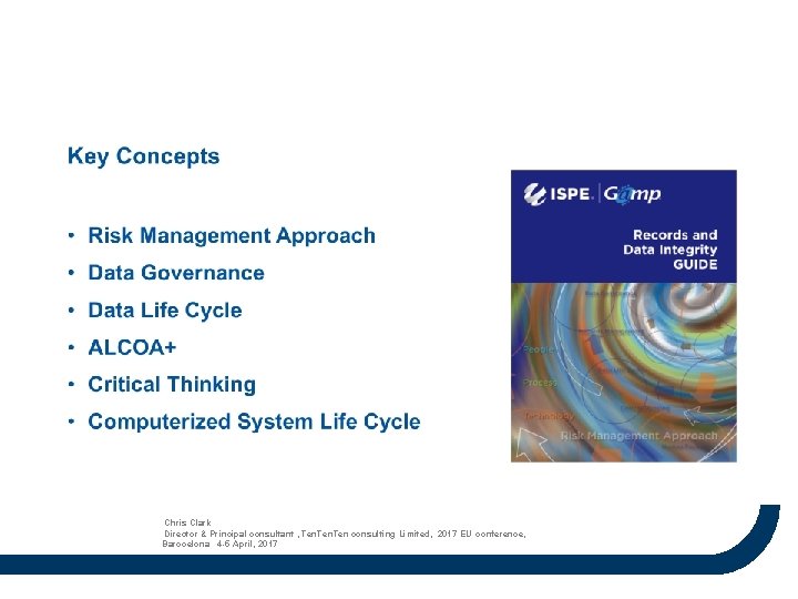 Chris Clark Director & Principal consultant , Ten consulting Limited, 2017 EU conference, Barocelona