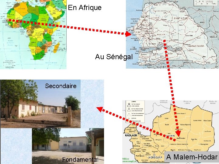 En Afrique Au Sénégal A Malem-Hodar 