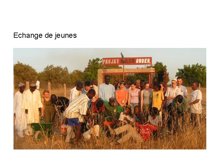 Echange de jeunes 