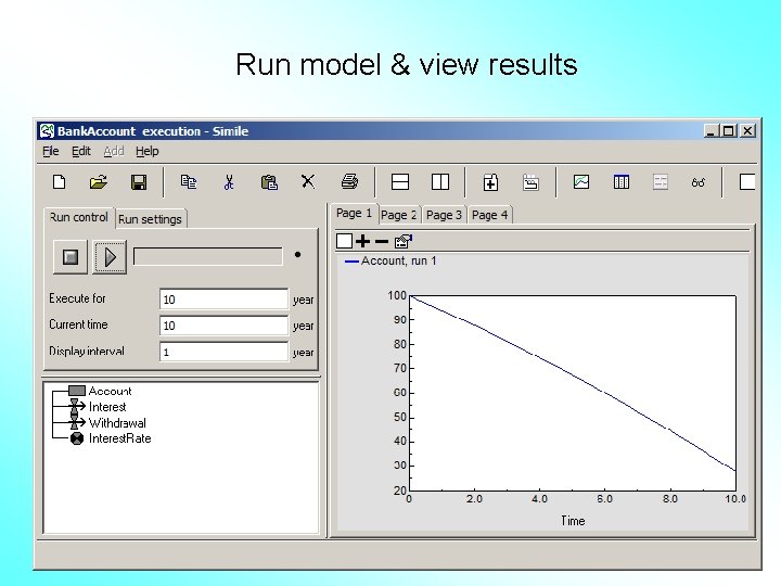 Run model & view results 