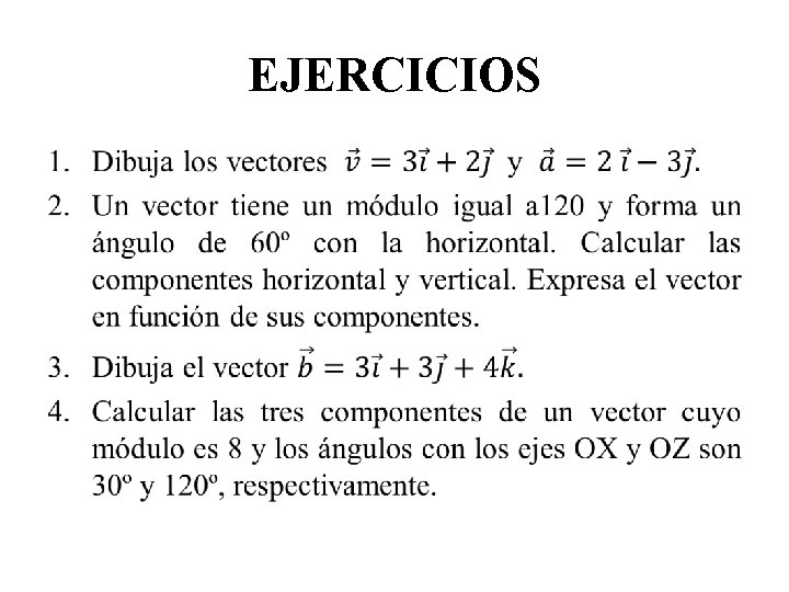 EJERCICIOS • 