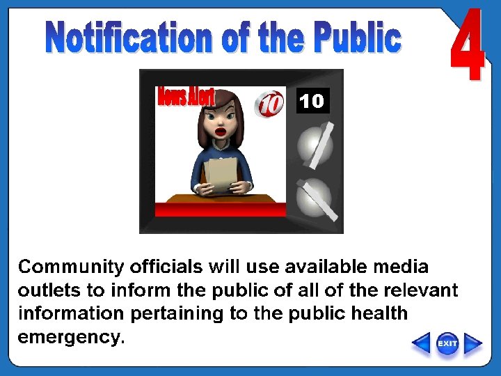 Notify the Public OVERVIEW - Step 4: Notify the public 10 A mass dispensing