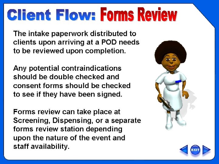 OVERVIEW - POD Clinic Flow – Form Review 