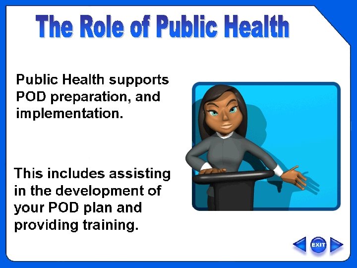 OVERVIEW - Role of Public Health - Support 