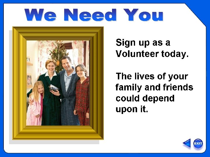 OVERVIEW - We Need You – END 