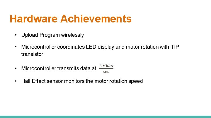 Hardware Achievements 