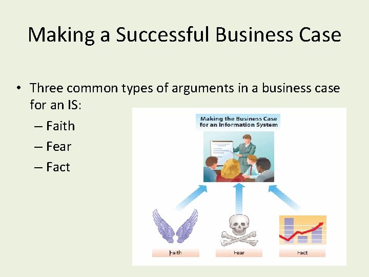 Making a Successful Business Case • Three common types of arguments in a business